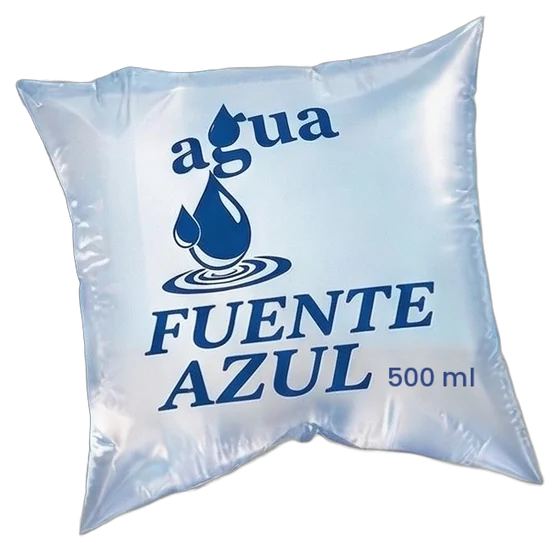 Bolsa de agua purificada Fuente Azul de 500 ml
